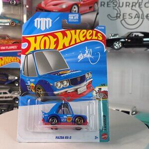2026 Hot Wheels Tooned Mazda RX-3 Blue Toyo Tires MMM #142/250 NIP
